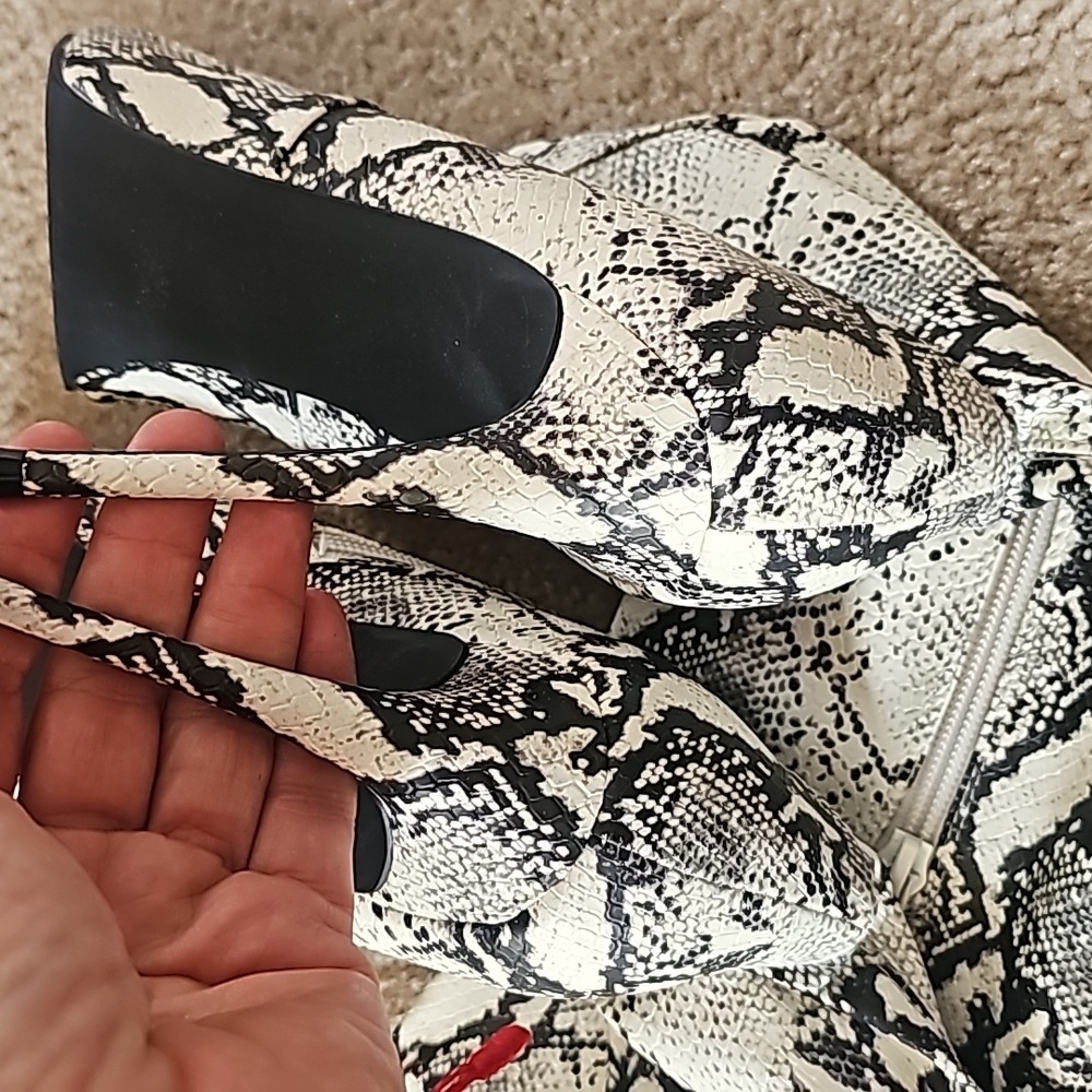 Steeve Madden Python Over The Knee Boots - image 5